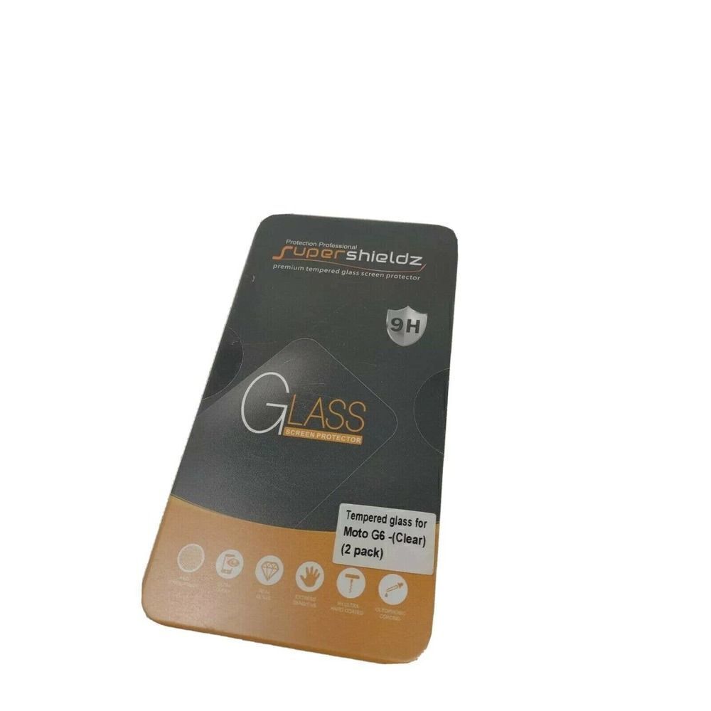 Supershieldz for Motorola Moto G6 Full Cover Tempered Glass Screen Protector